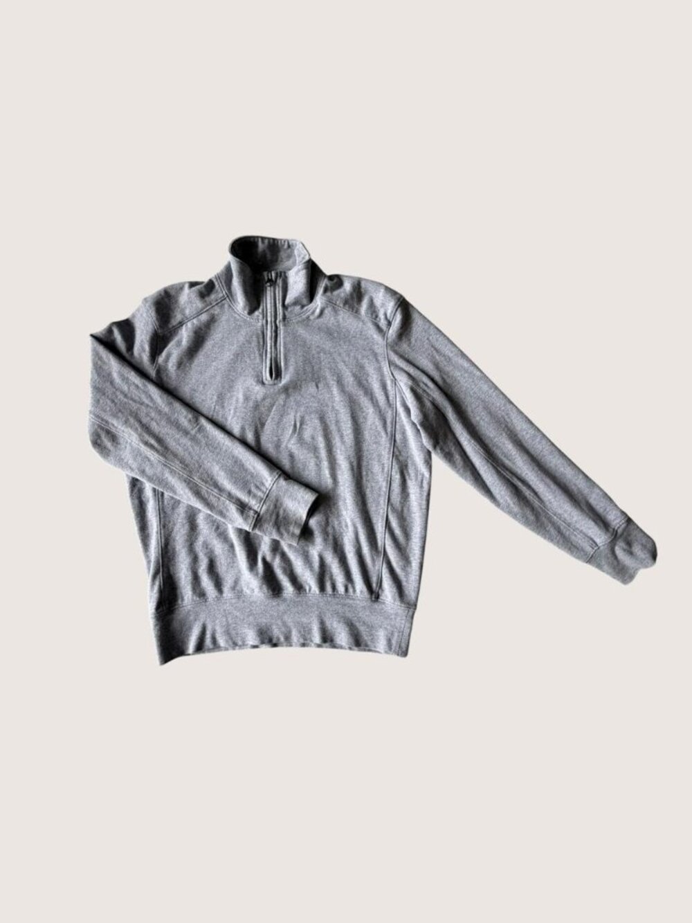 PACT Men Quarterzip size XS Grey